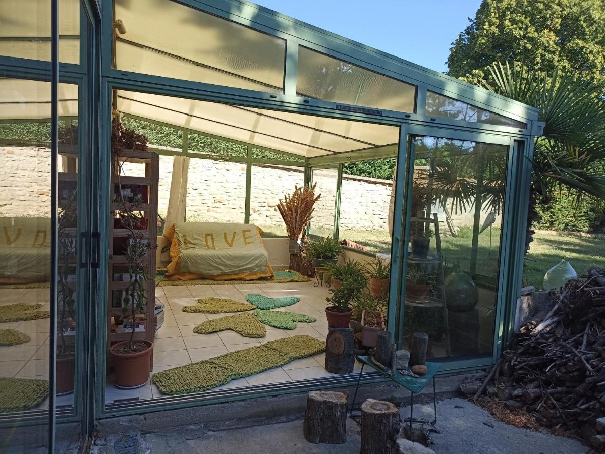Un Jardin Sur La Colline Apartment Claveyson Bagian luar foto
